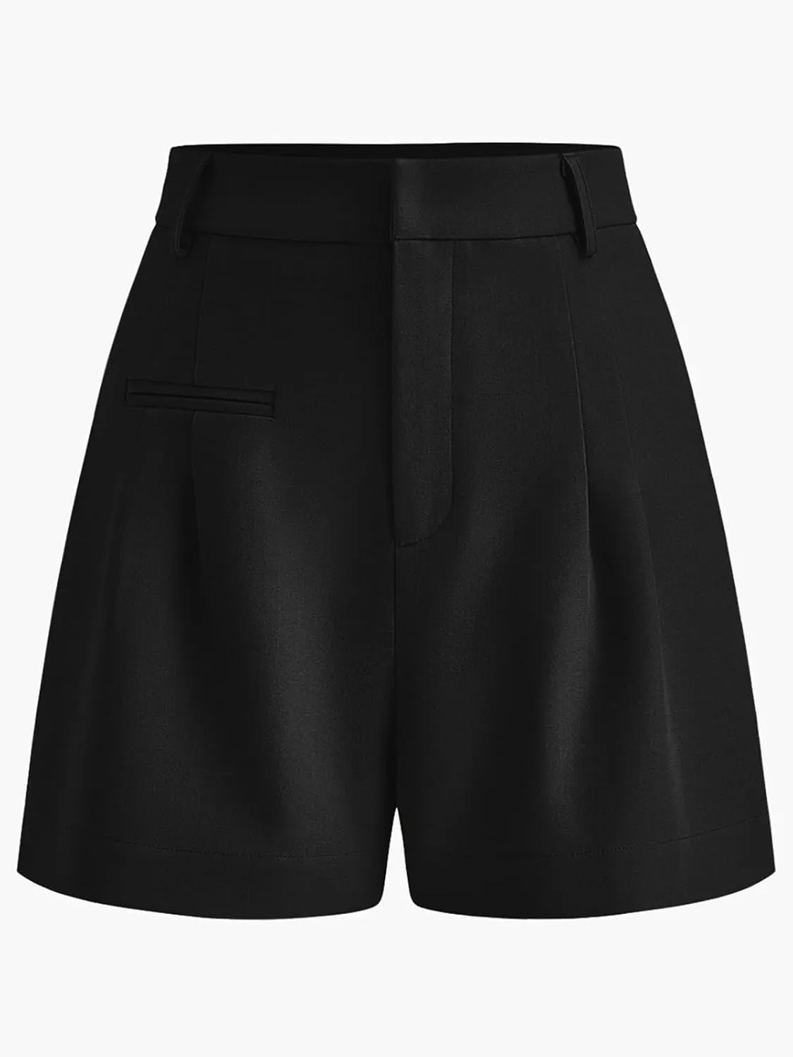 NIMIN Womens Shorts Dressy High Waisted 2025 Summer Trendy Business Casual Work Tailored Shorts Without Pockets Belts