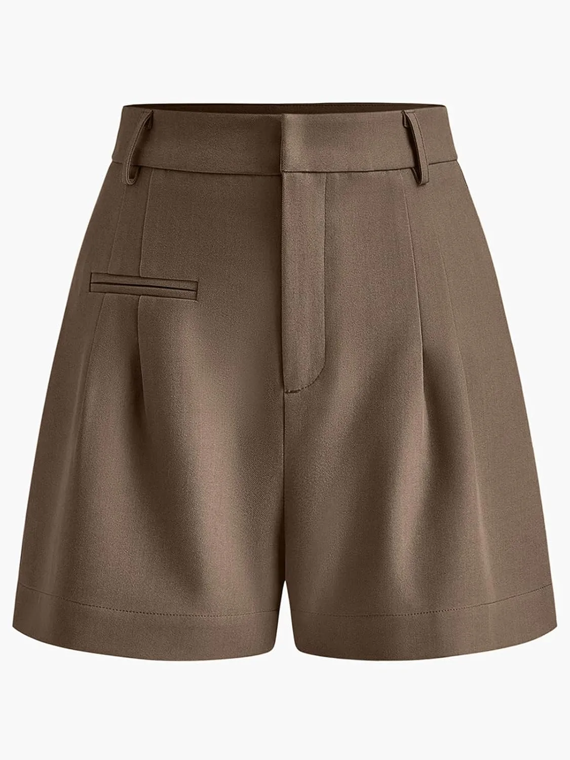 NIMIN Womens Shorts Dressy High Waisted 2025 Summer Trendy Business Casual Work Tailored Shorts Without Pockets Belts