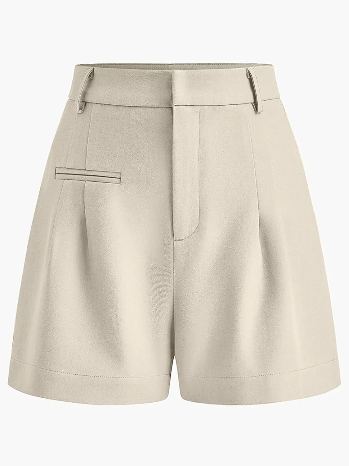 NIMIN Womens Shorts Dressy High Waisted 2025 Summer Trendy Business Casual Work Tailored Shorts Without Pockets Belts