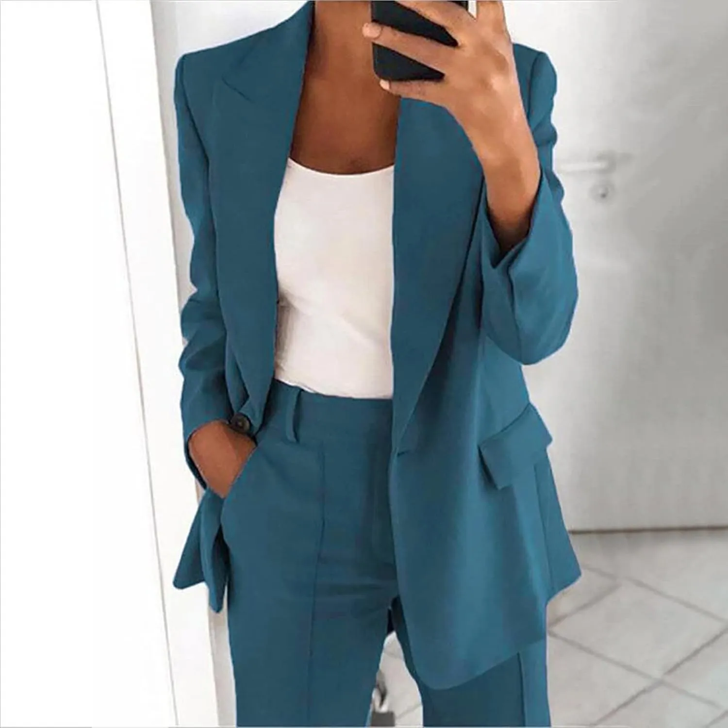 Oversized Blazers for Women Causal for Women Blazer Long Sleeve Cute Basic Cardigan Baggy Herringbone Jacket
