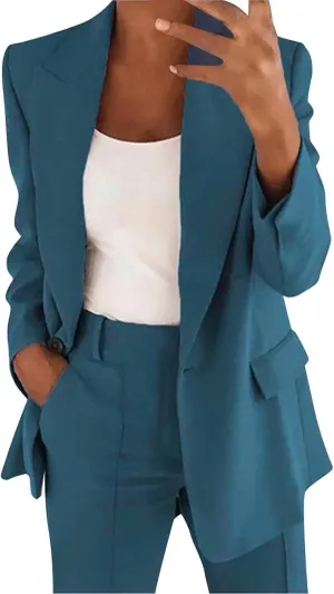 Oversized Blazers for Women Causal for Women Blazer Long Sleeve Cute Basic Cardigan Baggy Herringbone Jacket