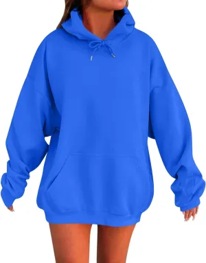 Oversized Hoodies for Womens Winter Cute Sweatshirts Pullover 2024 Fashion Tops Trendy Outfits Loose Fit Solid Hoodies