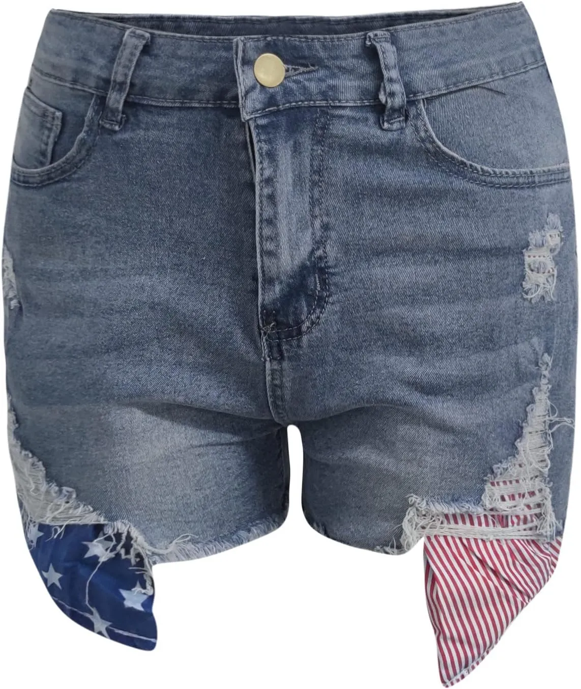 Pants for Women Fall Summer Denim Loose Fit Western High Cut Ripped Pants Shorts Jeans Women 2025 Trendy