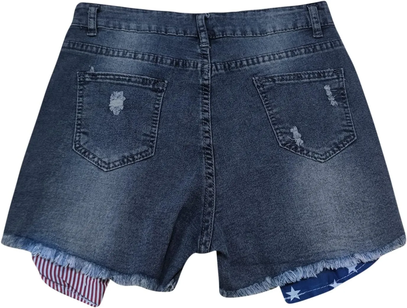 Pants for Women Fall Summer Denim Loose Fit Western High Cut Ripped Pants Shorts Jeans Women 2025 Trendy