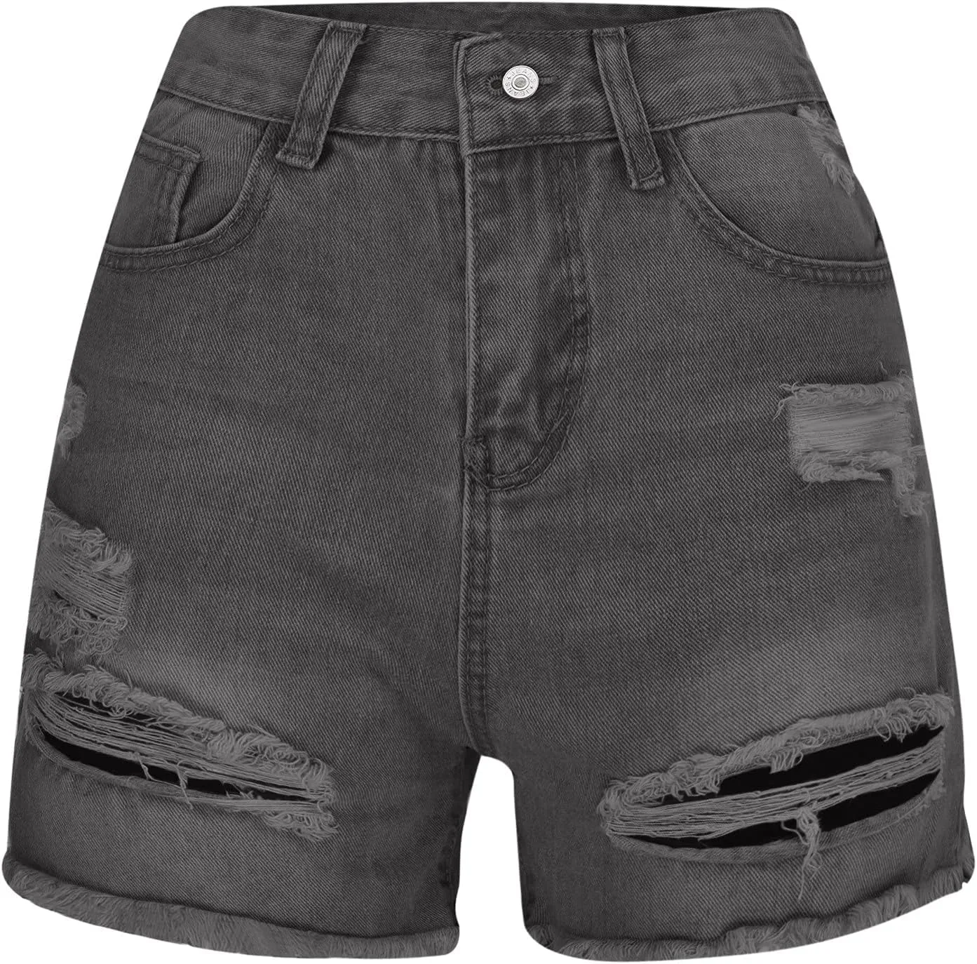 Pants for Women Fall Summer Denim Loose Fit Western High Cut Ripped Pants Shorts Jeans Women 2025 Trendy