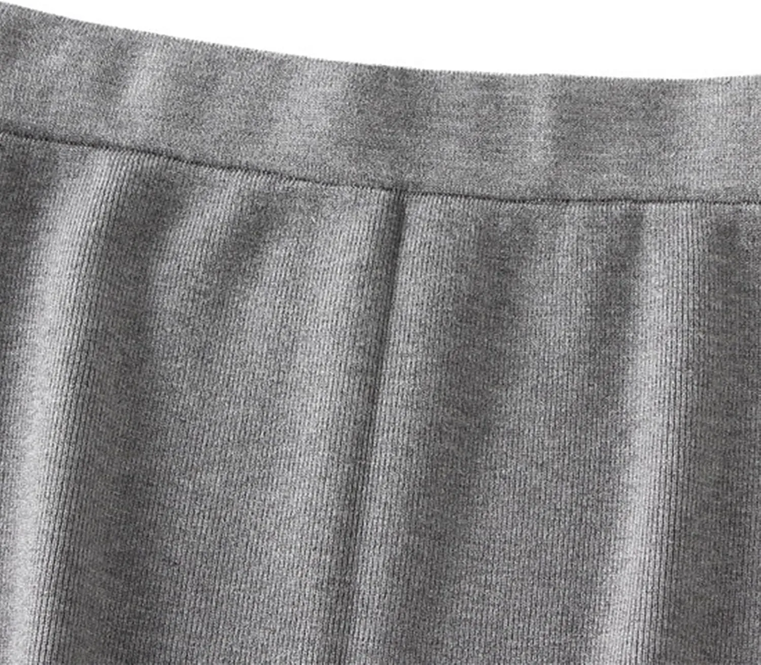 Pencil Skorts for Women Casual Solid Color Elastic High Waist Side Slit Skirts 2025 Fashion Soft Comfy Bodycon Skirt