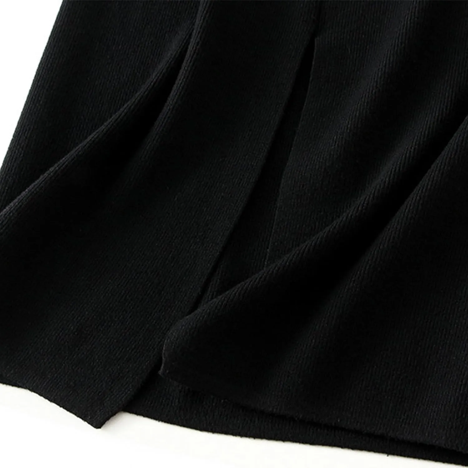 Pencil Skorts for Women Casual Solid Color Elastic High Waist Side Slit Skirts 2025 Fashion Soft Comfy Bodycon Skirt