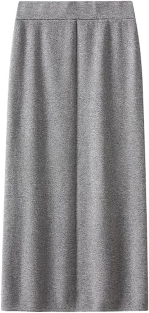 Pencil Skorts for Women Casual Solid Color Elastic High Waist Side Slit Skirts 2025 Fashion Soft Comfy Bodycon Skirt