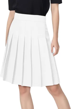 Pleated Skirts for Women Tennis Skort High Waisted Oversized Athletic Golf Skorts with Pockets Basic Skirts Shorts Y2K