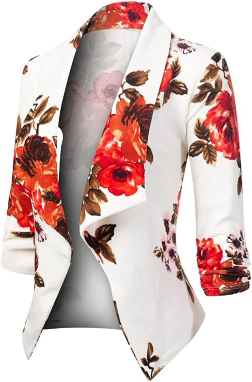 Plus Size Blazers for Curvy Women Office Ladies Jacket Long Sleeve Prtite Trendy Blazers Fitted With Pockets Suit