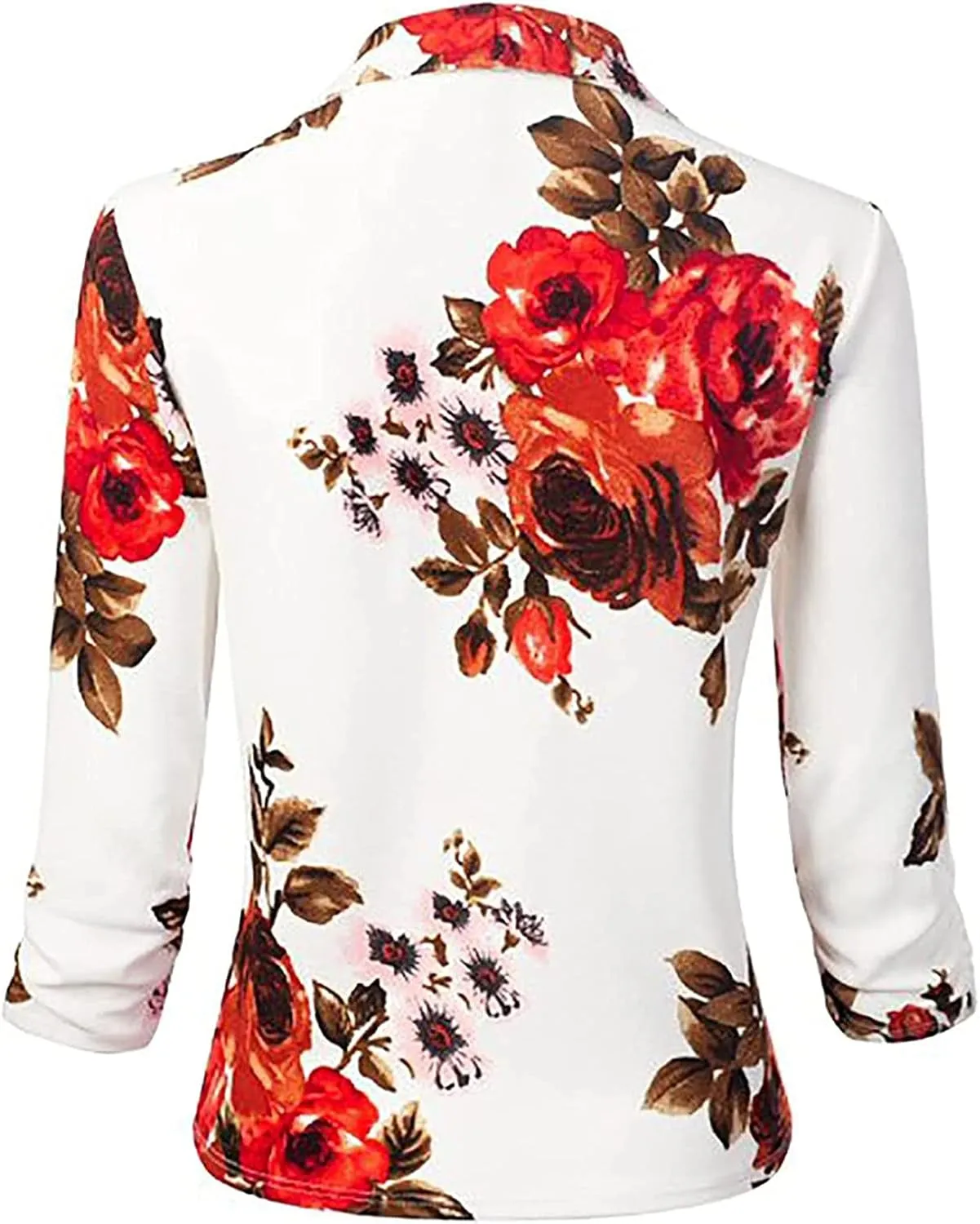 Plus Size Blazers for Curvy Women Office Ladies Jacket Long Sleeve Prtite Trendy Blazers Fitted With Pockets Suit