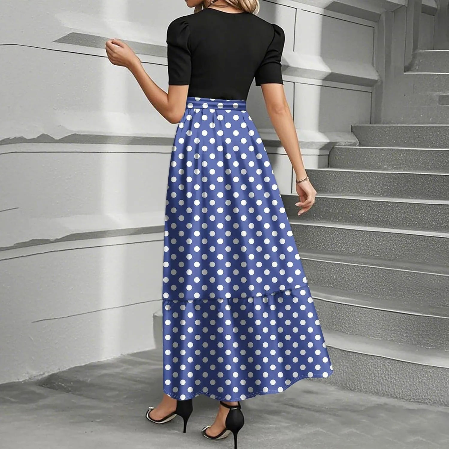 Plus Size Cocktail Dresses for Women 2025 Wrap Floral Maxi Dress Elegant Wedding Guest Outfit