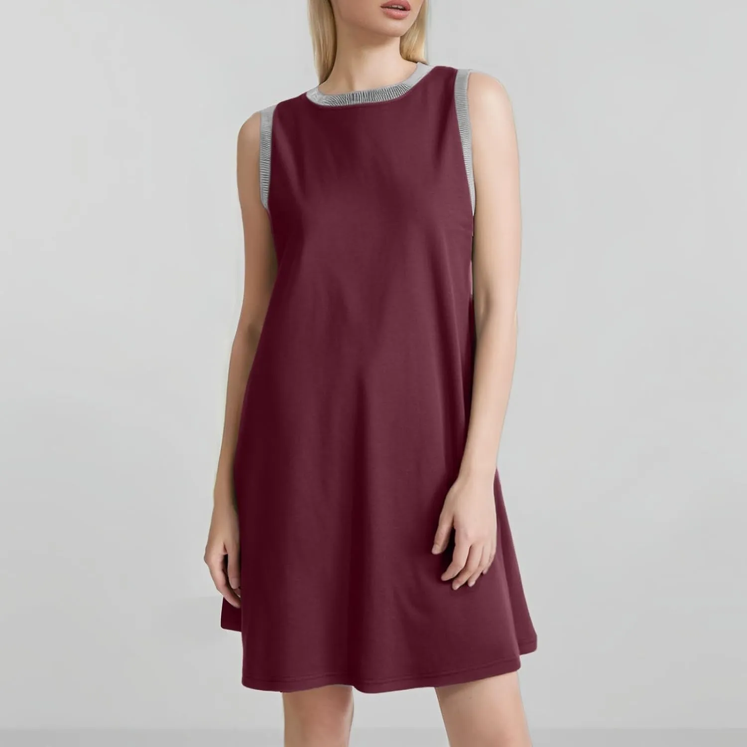 Shift Dresses for Women 2025, Vintage Loose Sleeveless Maternity Dress Summer Beach Cover Ups Baby Shower Outfit for Guest