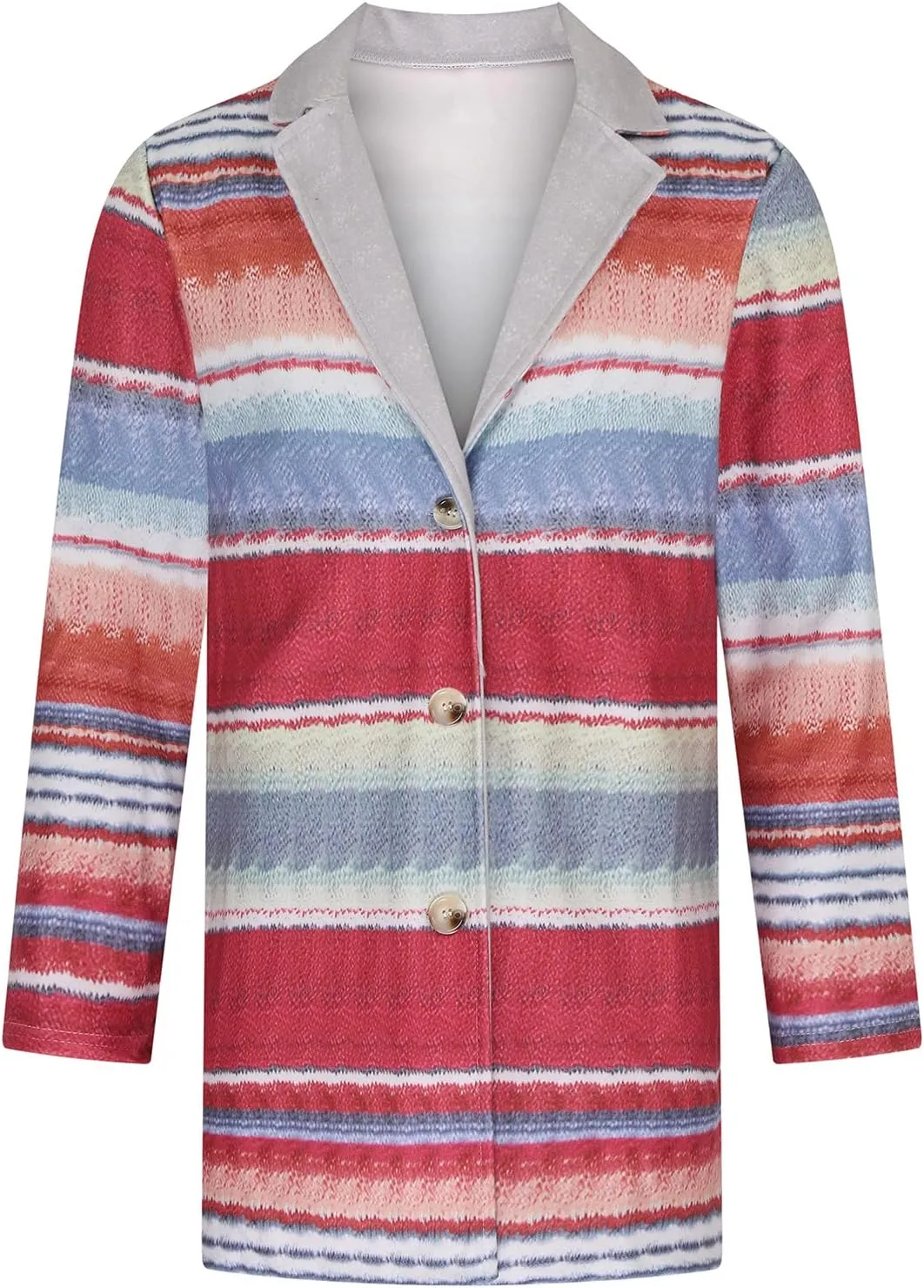 Sinzelimin Men's Cardigan Coat Fashion Printed Wool Blends Casual Long-sleeved Jacket Length Windbreaker Overcoat Trench