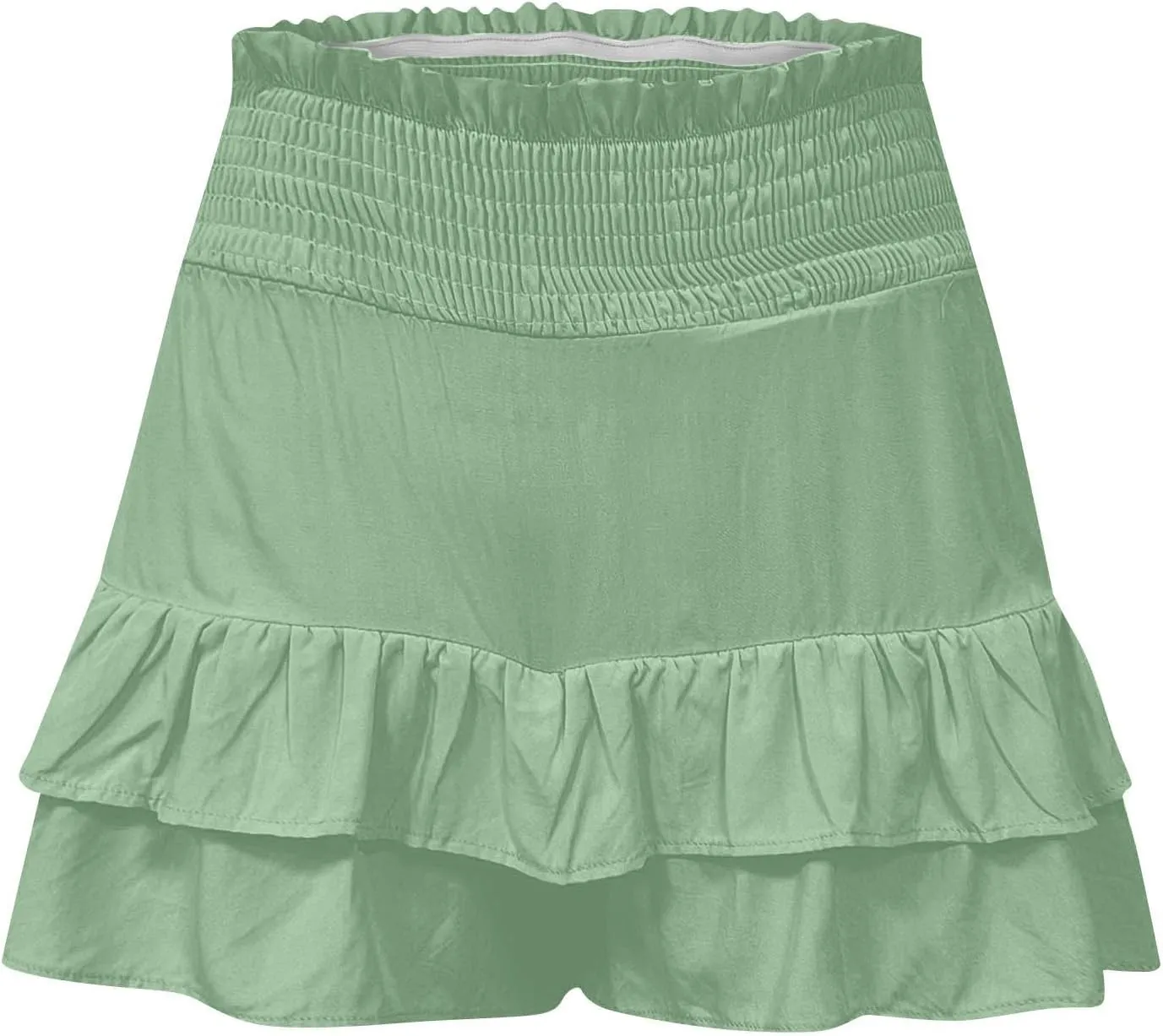 Skorts for Woman Tennis Golf Summer Ruffle Outfits Comfy Boho High Waist Skorts Crochet Casual Trendy Flowy Skirts