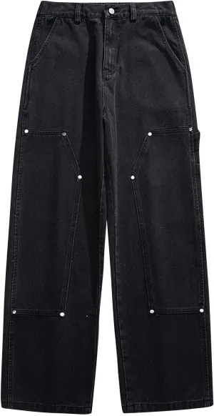 Straight Leg Jeans for Women High Waisted Boyfried Denim Pants Ripped Distressed with Pockets Baggy Jean Trousers