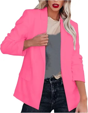 TARIENDY Fall Blazers for Women 2025 Womens Business Casual Blazers Long Sleeve Jackets Lightweight Open Front Cardigan