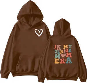 Teen Girls Preppy Hoodies Fashion Back to School Cute Printed Long Sleeve Hooded Workout Hoodie 2024 Fall Casual Tops