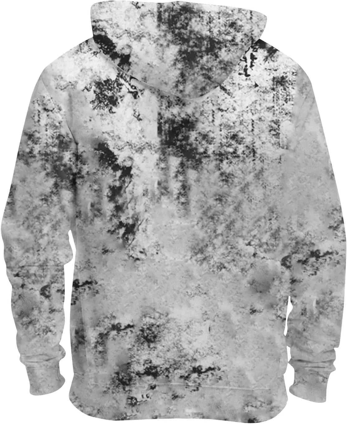 Tie Dye Hoodies For Men Novelty Hood Pullover Plus Size Printed Sweatshirts With Pocket Hoodies For Men Sweatshirt