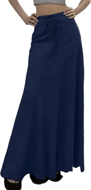 Tiered Maxi Skirts for Women A Line Pleated Long Skirts Flowy Elastic Waist Summer Casual Trendy Skirt with Tie