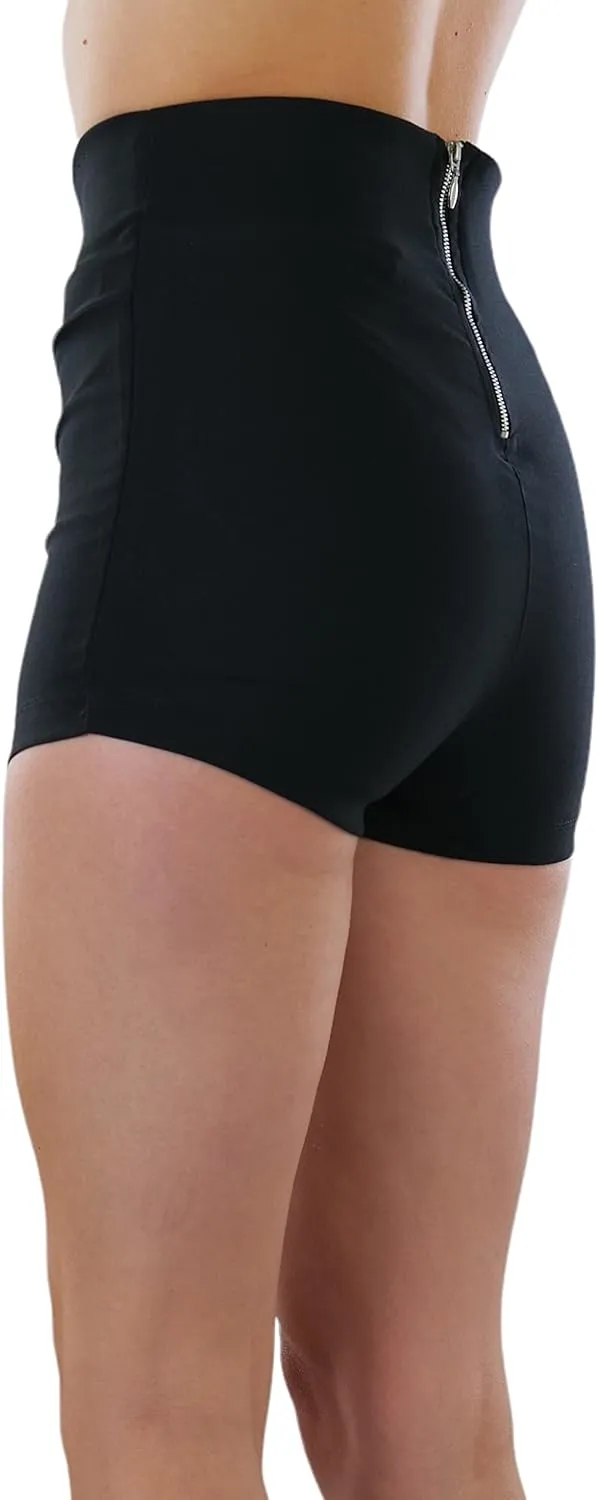 ToBeInStyle Women's High Waisted Ponte Fashion Dress Shorts