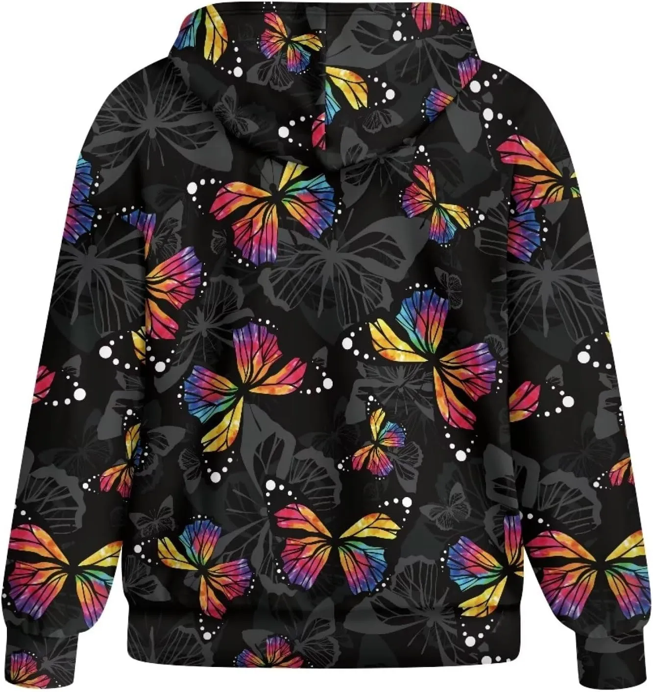 TODIYADDU Trendy Sweatshirts Womens Oversized Hoodies Fashion Zip Up Hooded with Pockets Casual Long Sleeve Pullover Hoodies