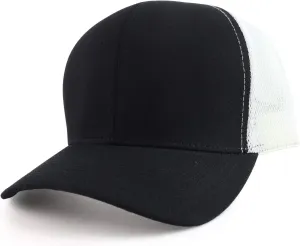Trendy Apparel Shop Oversize XXL Structured Trucker Mesh Baseball Cap