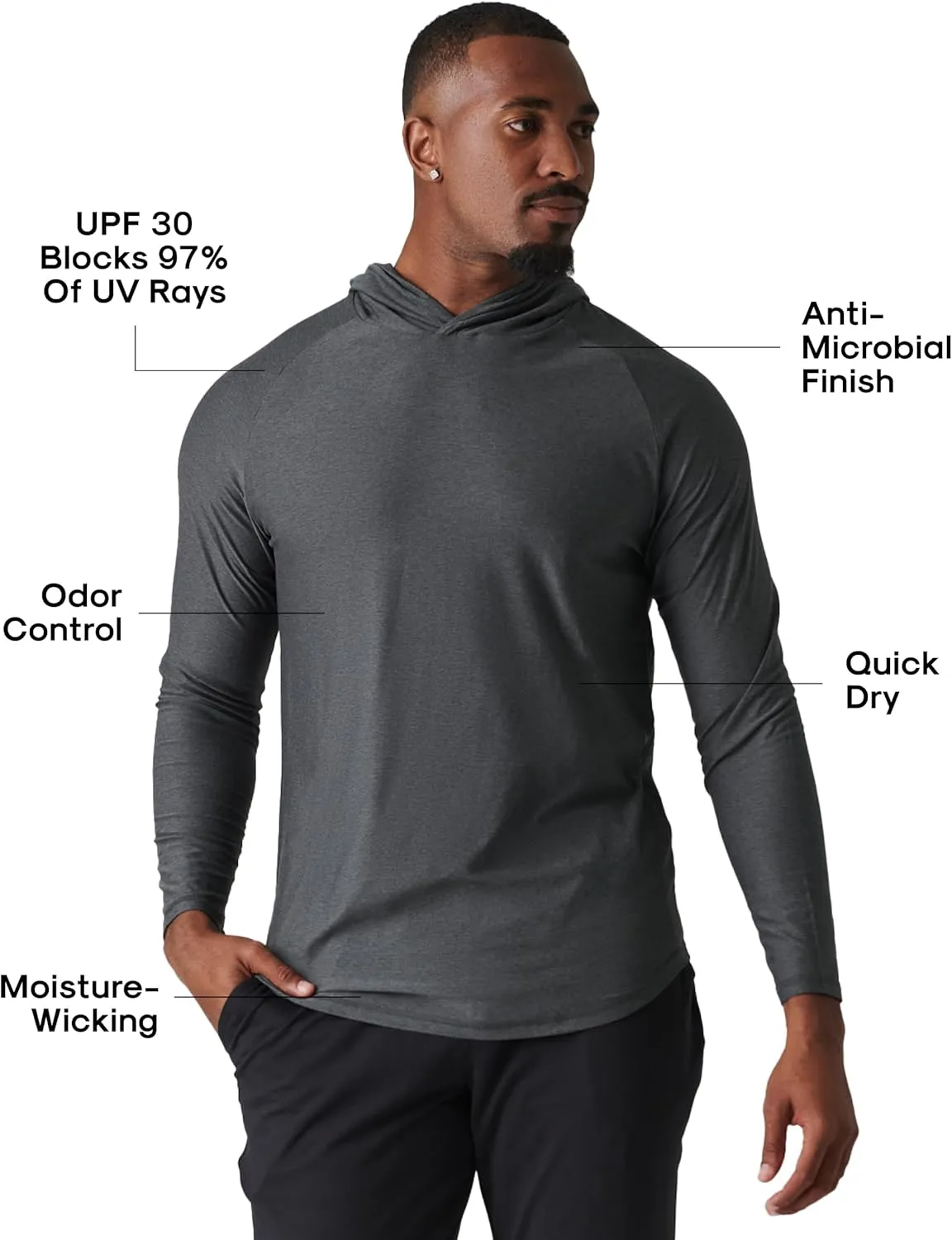 True Classic Mens Hoodies  Fleece Pullover, Zip-Up Hoodies for Men & Active Mens Hooded Sweatshirts