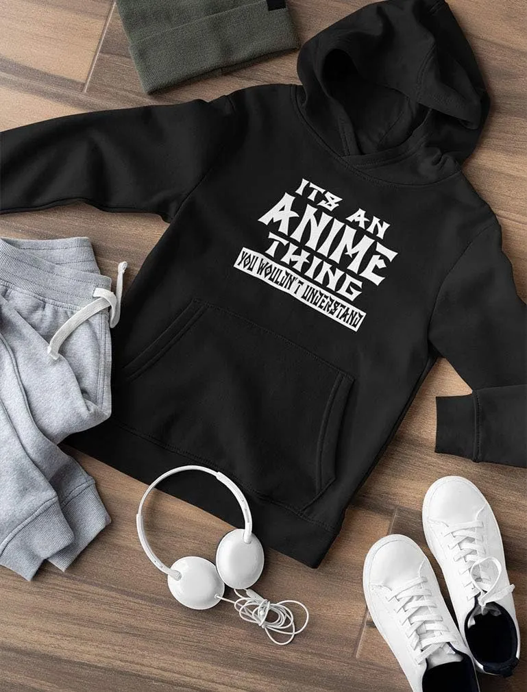 Tstars It's an Anime Thing You Wouldn't Understand Hoodies for Women Teen Girls Manga Novelty Pullover Hoodies
