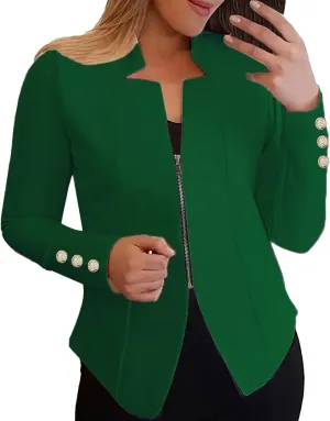 Tweed Blazers for Women Business Women's Coat Open Front Causal Lightweight Blazer Fit It Oversized Jackets