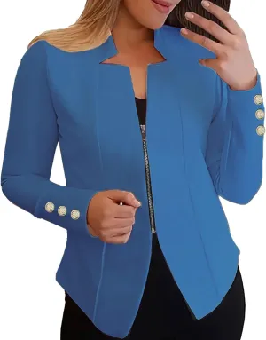 Tweed Blazers for Women Business Women's Coat Open Front Causal Lightweight Blazer Fit It Oversized Jackets