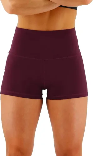 TYR Women's High Rise Athletic Workout Short 2"