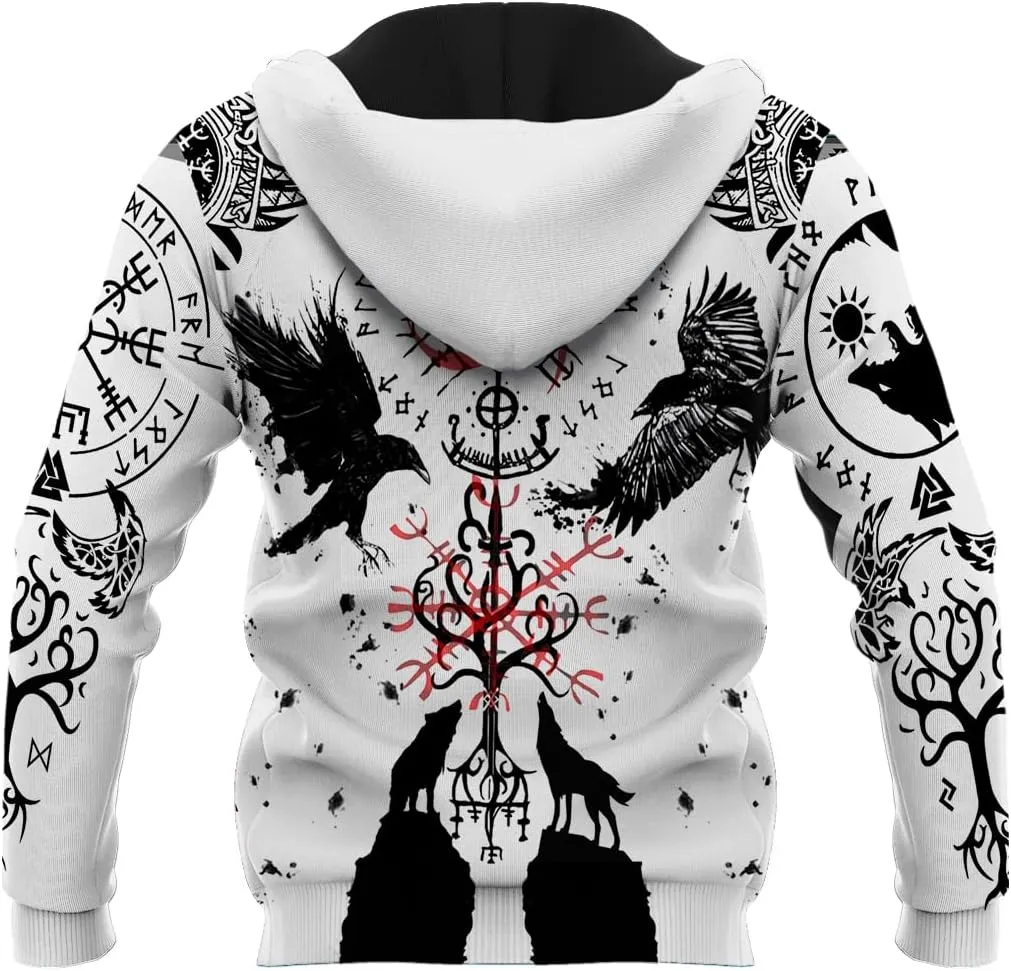 Unisex 3D Realistic Printed Novelty Hoodies for Men Women Cool Graphic Hooded Sweatshirt