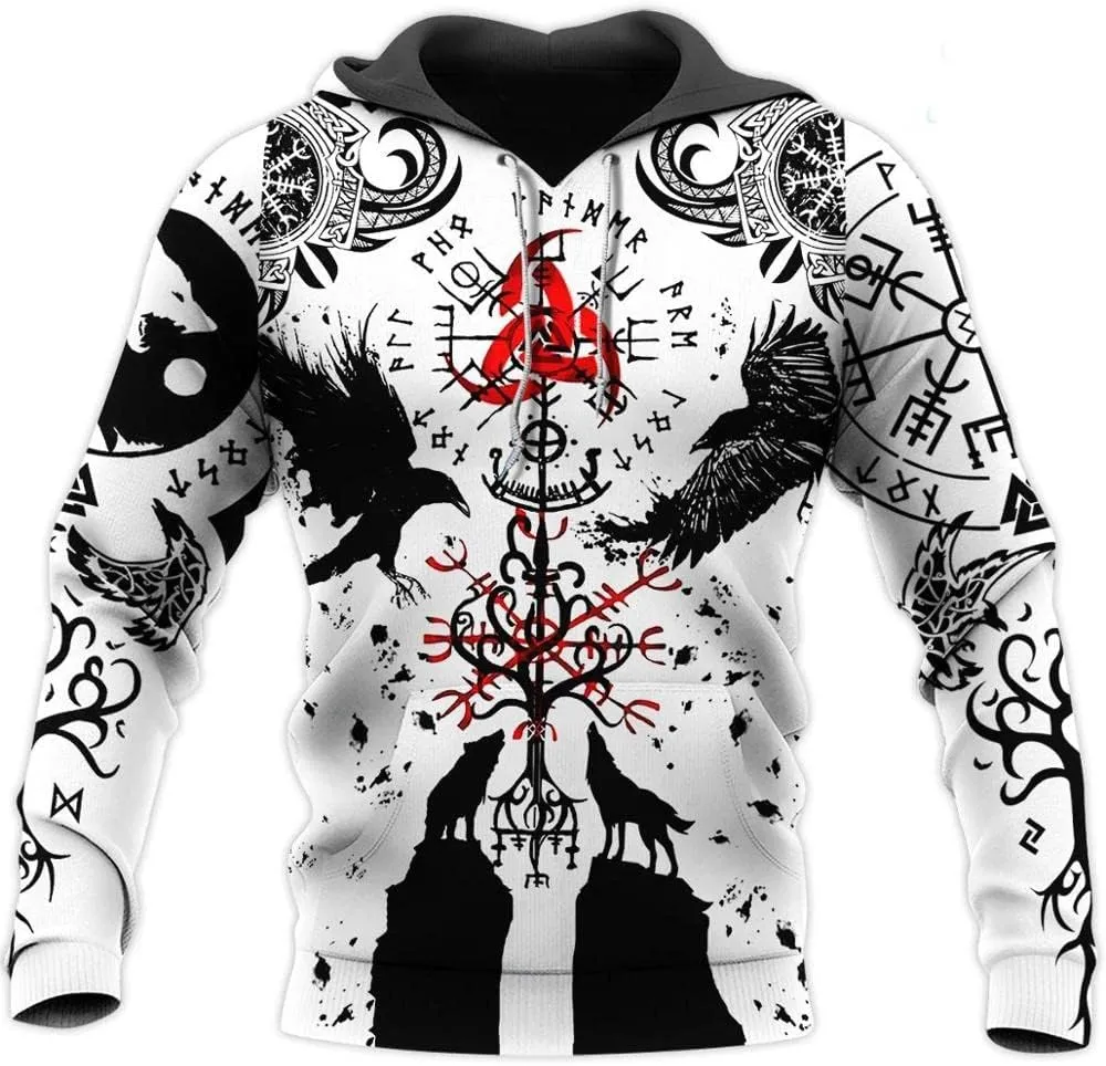 Unisex 3D Realistic Printed Novelty Hoodies for Men Women Cool Graphic Hooded Sweatshirt