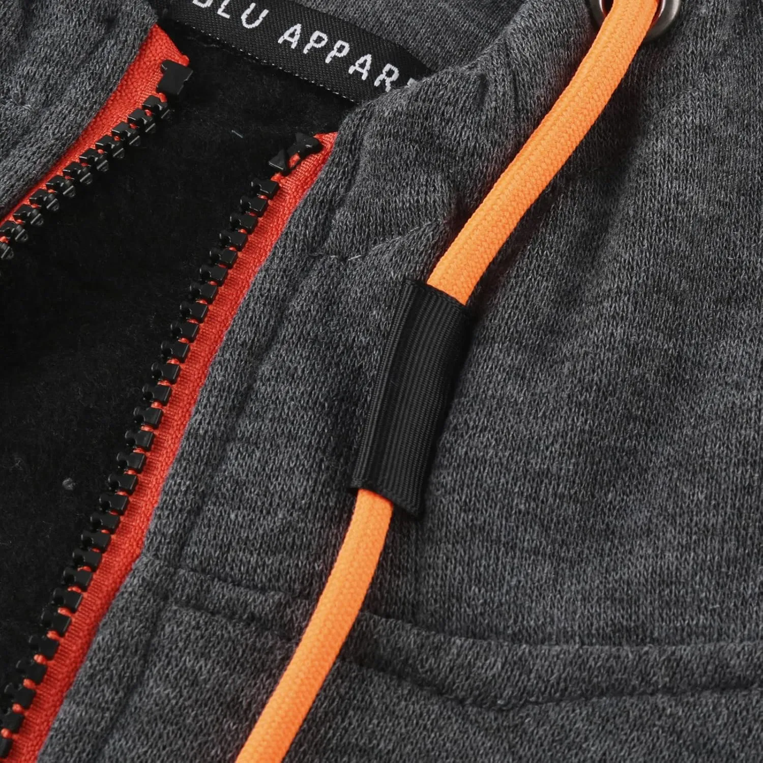 Warm Hoodies For Men Zip Up Hoodies Slim Fit Color Block Quilted Sweatshirts Jacket With Zipper Pockets