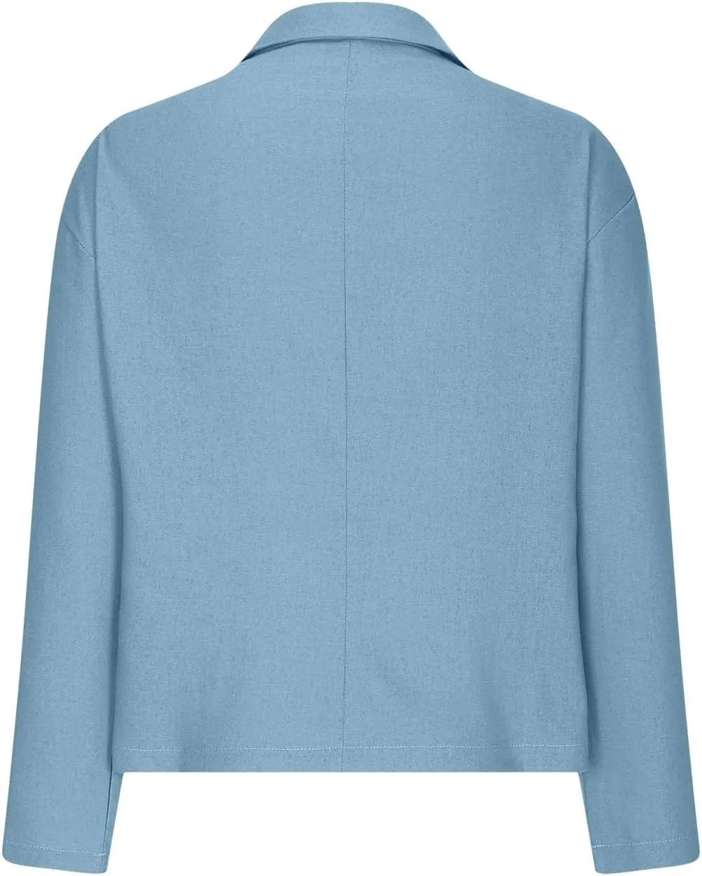 Women Cotton Linen Dressy Casual Blazers Open Front Long Sleeve Work Office Suit Jackets Button Lightweight Blazer