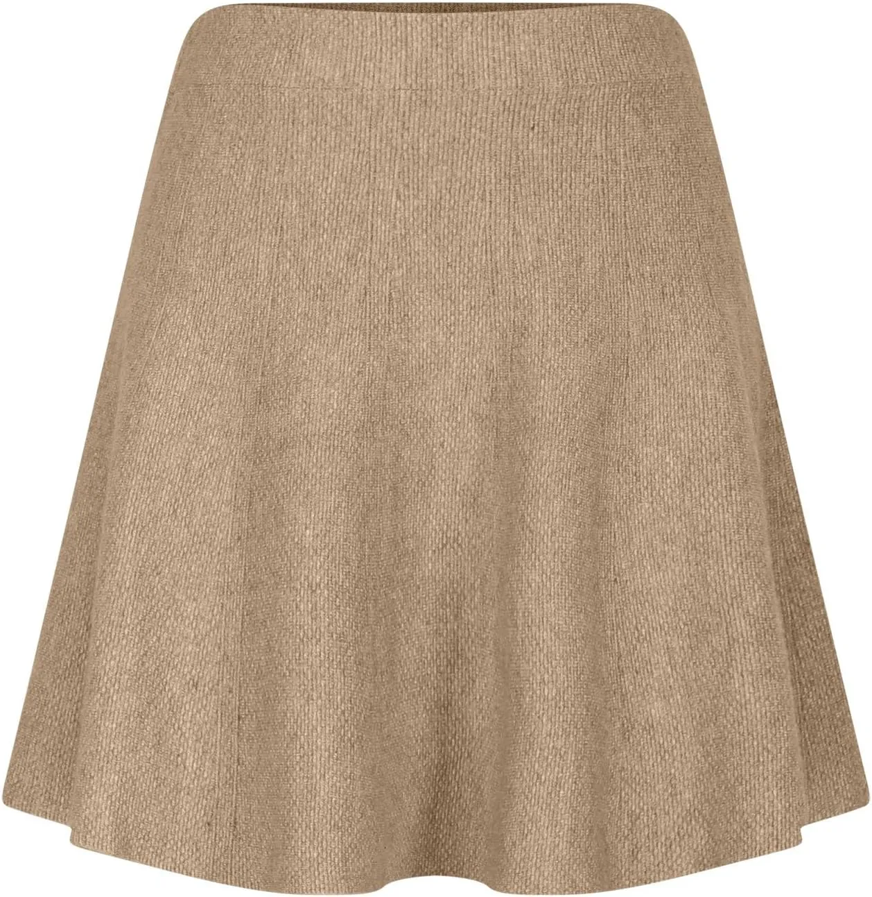 Women Elegant Skorts 2025 Fashion Stretch High Waist Flared Mini Skater Skirts Casual Solid Color Pleated Mini Skirt