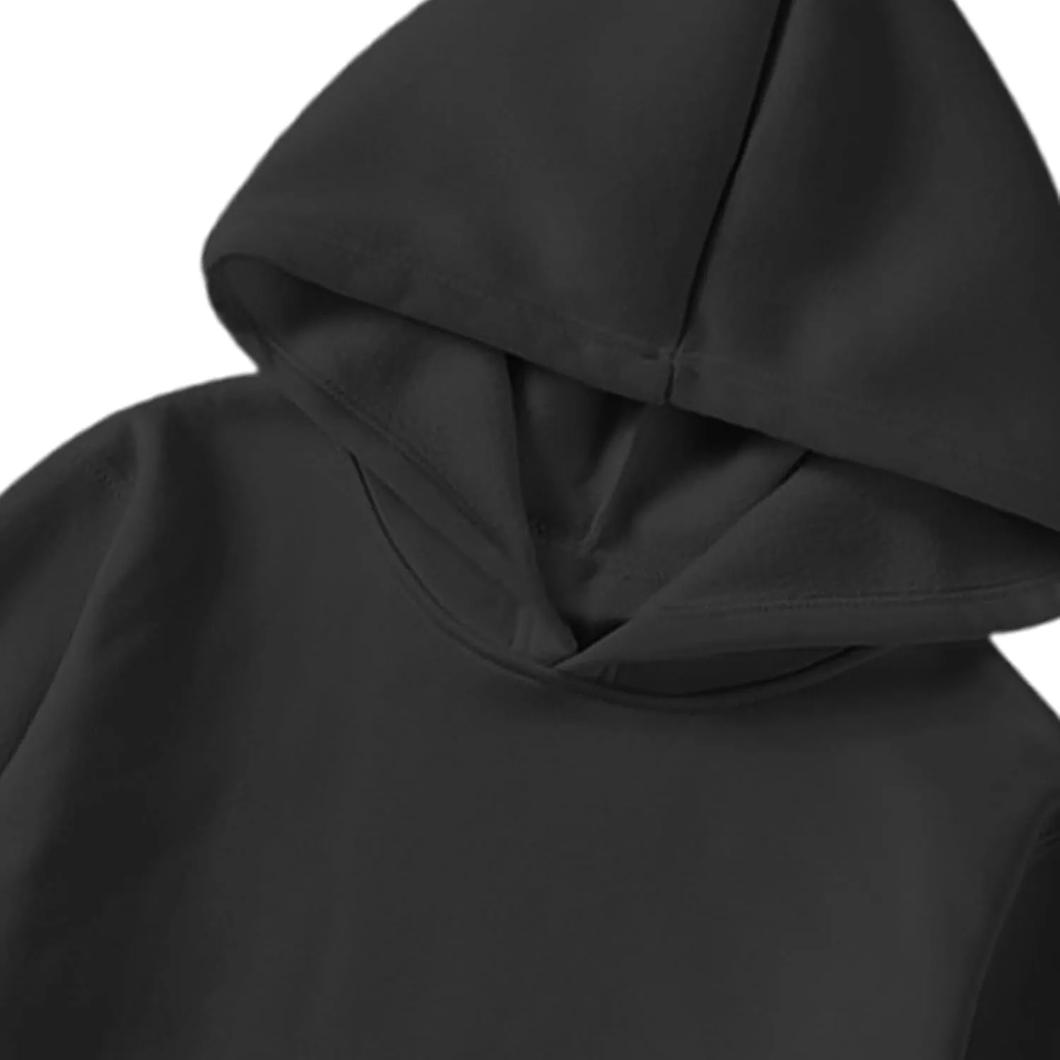 Women Men Basic Hoodies Unisex Oversized Fleece Sweatshirt Casual Long Sleeve Pullover Plain Sweater Fall Outfits
