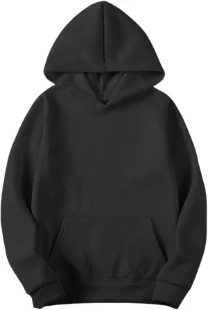 Women Men Basic Hoodies Unisex Oversized Fleece Sweatshirt Casual Long Sleeve Pullover Plain Sweater Fall Outfits