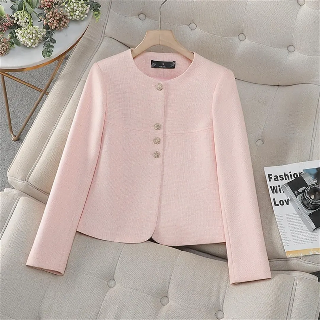 Women Suit Coat Outerwear High End Office Blazers Tops Jackets