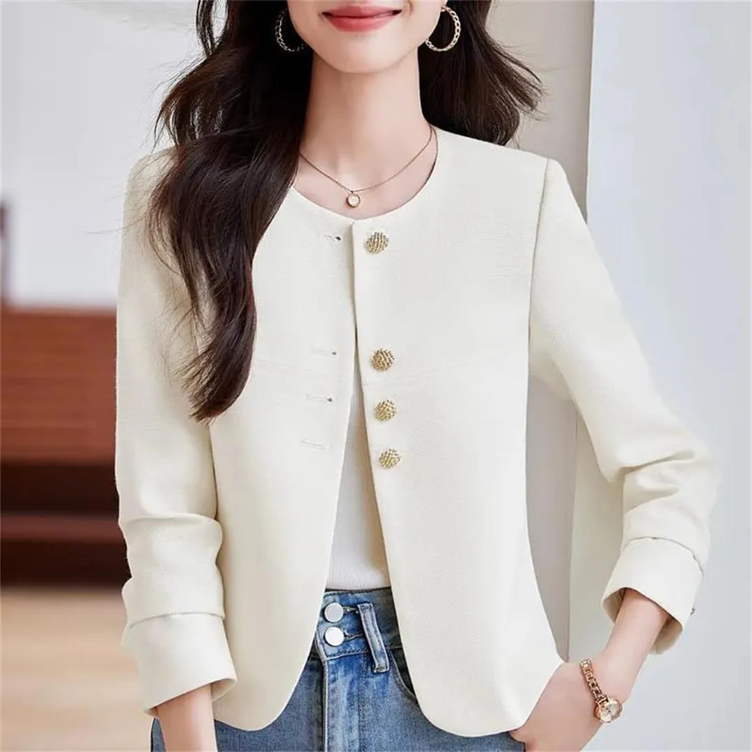 Women Suit Coat Outerwear High End Office Blazers Tops Jackets
