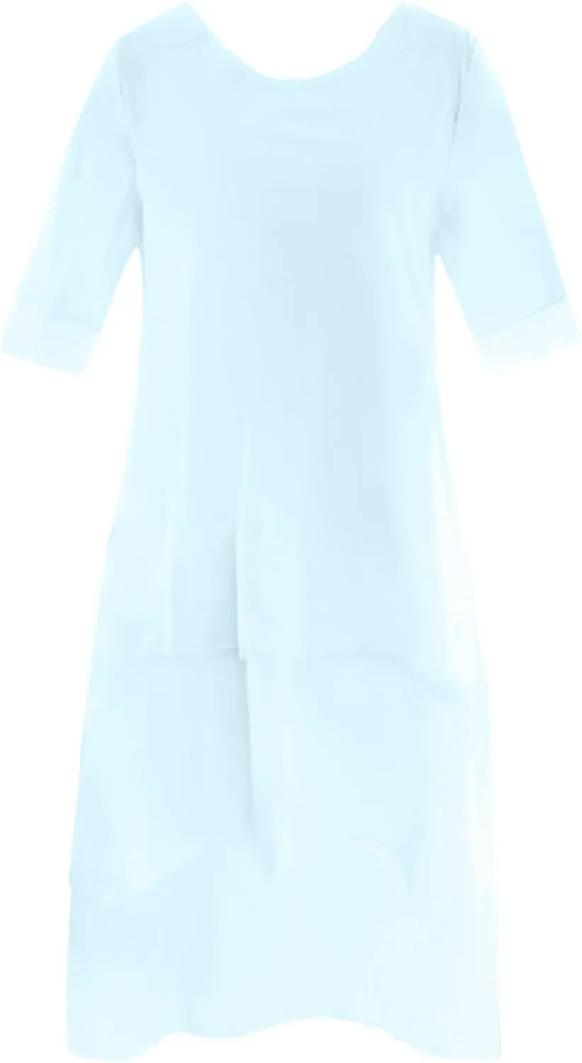 Women Summer Casual Maxi Dress 2025 Flowy Scoop Neck Tiered Long Dress Flutter Short Sleeve Beach Vacation Sundresses