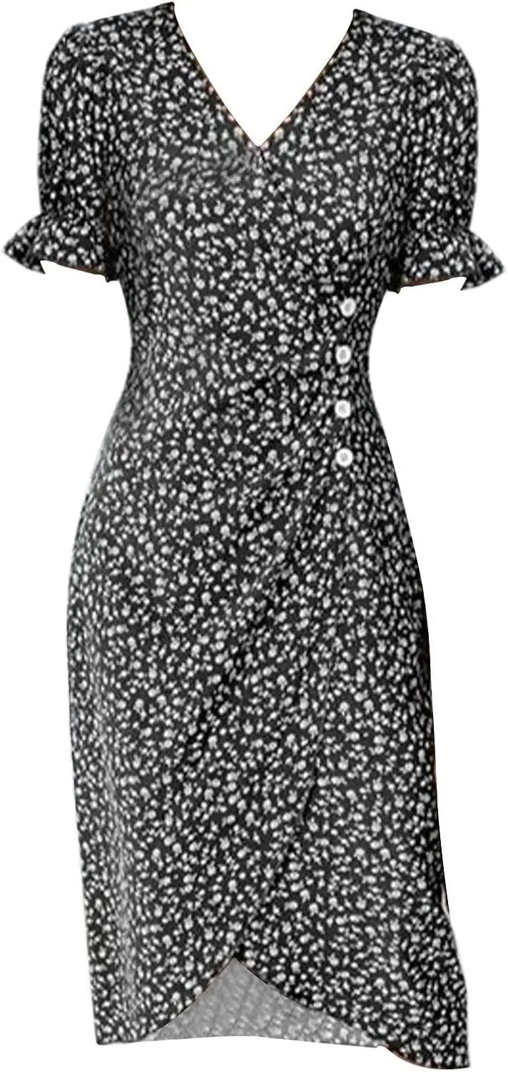 Womens 2025 Summer Dresses Floral Eyelet White Petite Sundresses Spring Midi Floral Maxi Church Work Vacation Dresses