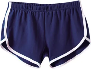 Women's Athletic Shorts High Waisted Running Shorts Pocket Summer Sporty Gym Elastic Workout Running Clothing