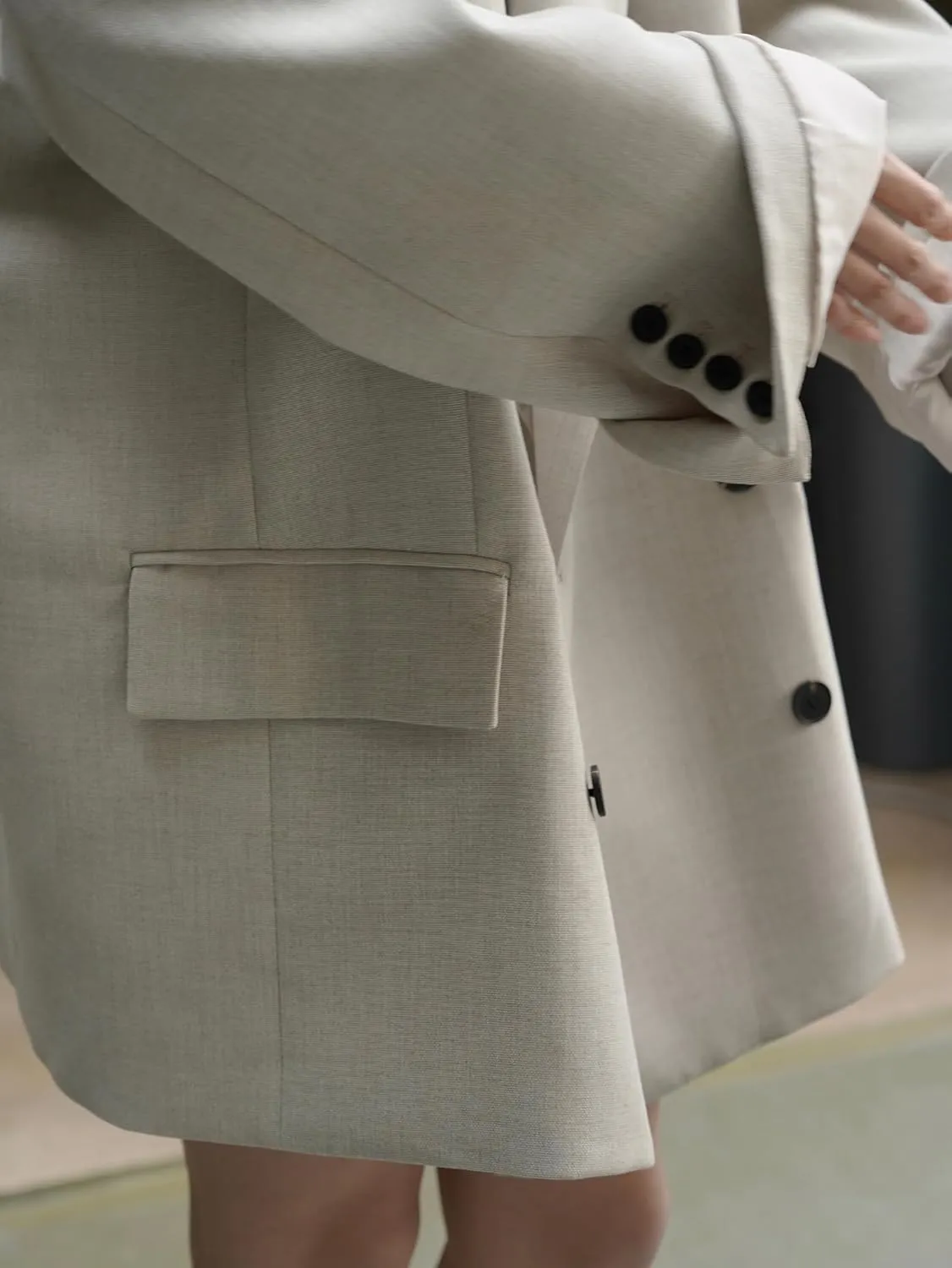 Women's Blazer Jacket Autumn Vintage Long-Sleeve Suits