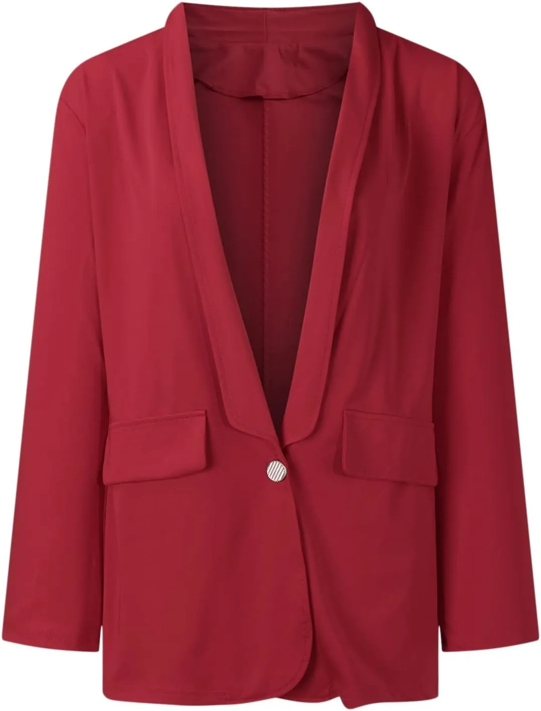 Womens Blazers Casual Lightweight Long Sleeve Suit Jackets Open Front Business Cardigan 2024 Fall Fashion Work Jacket