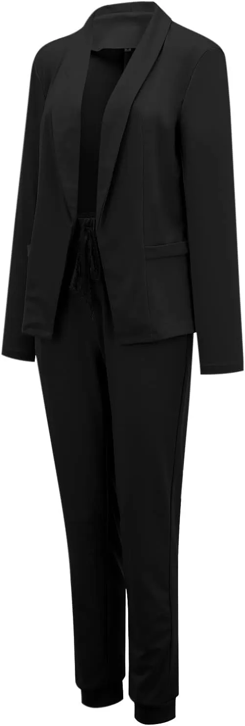 Womens Blazers for Work Casual Tweed Ladies Blazer Open Front Work Novelty Blazers Pluse Size Oversized Suit