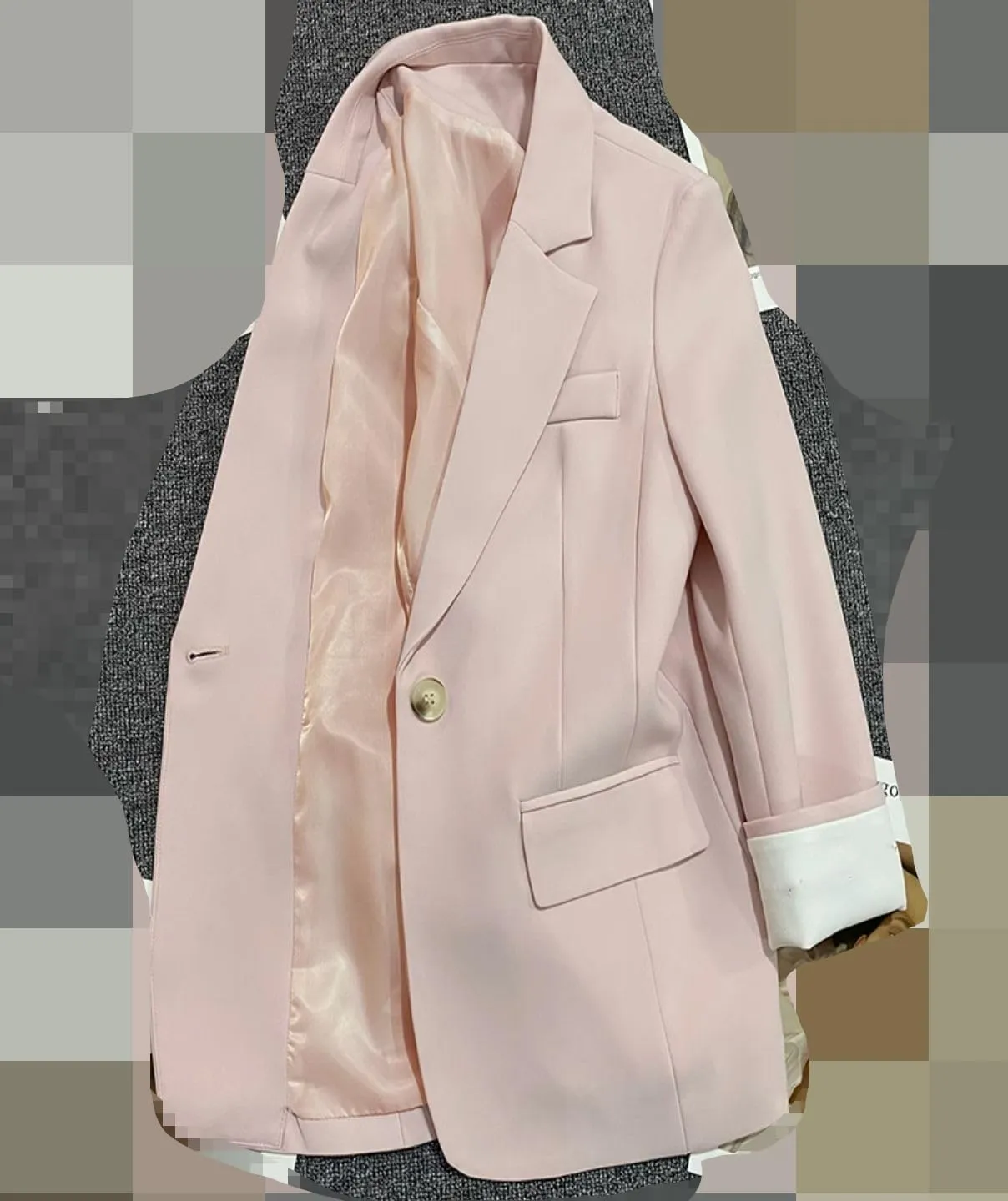 Women's Formal Blazer Jacket Spring Autumn Loose Suits