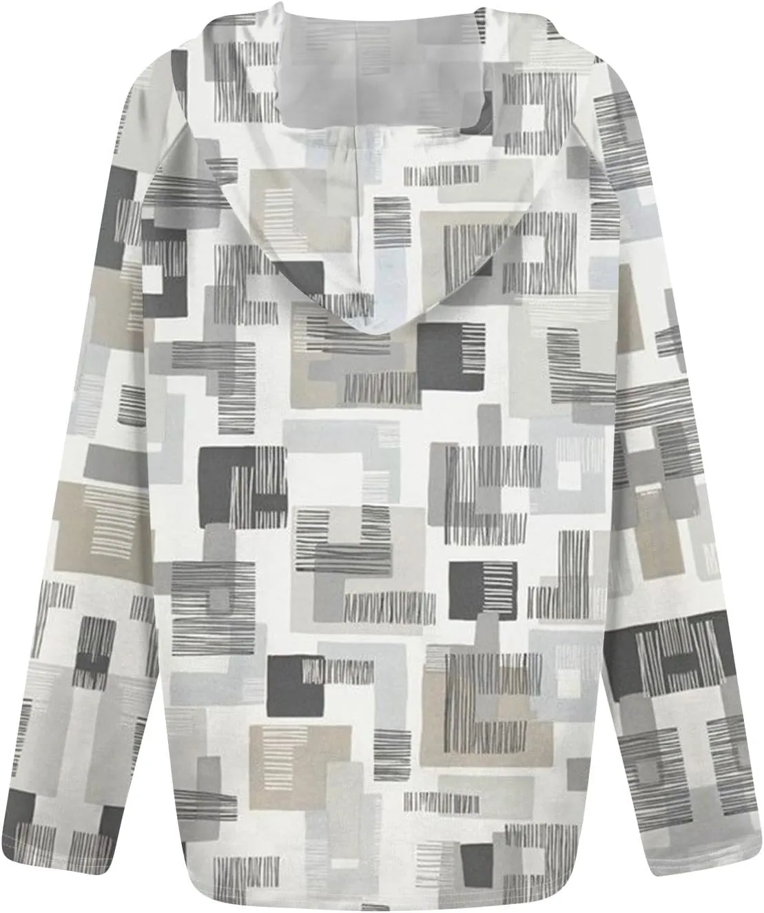 Womens Hoodie Fashion Print Zip up Jackets for Women Casual Long Sleeve Loose Sweatshirts Coat