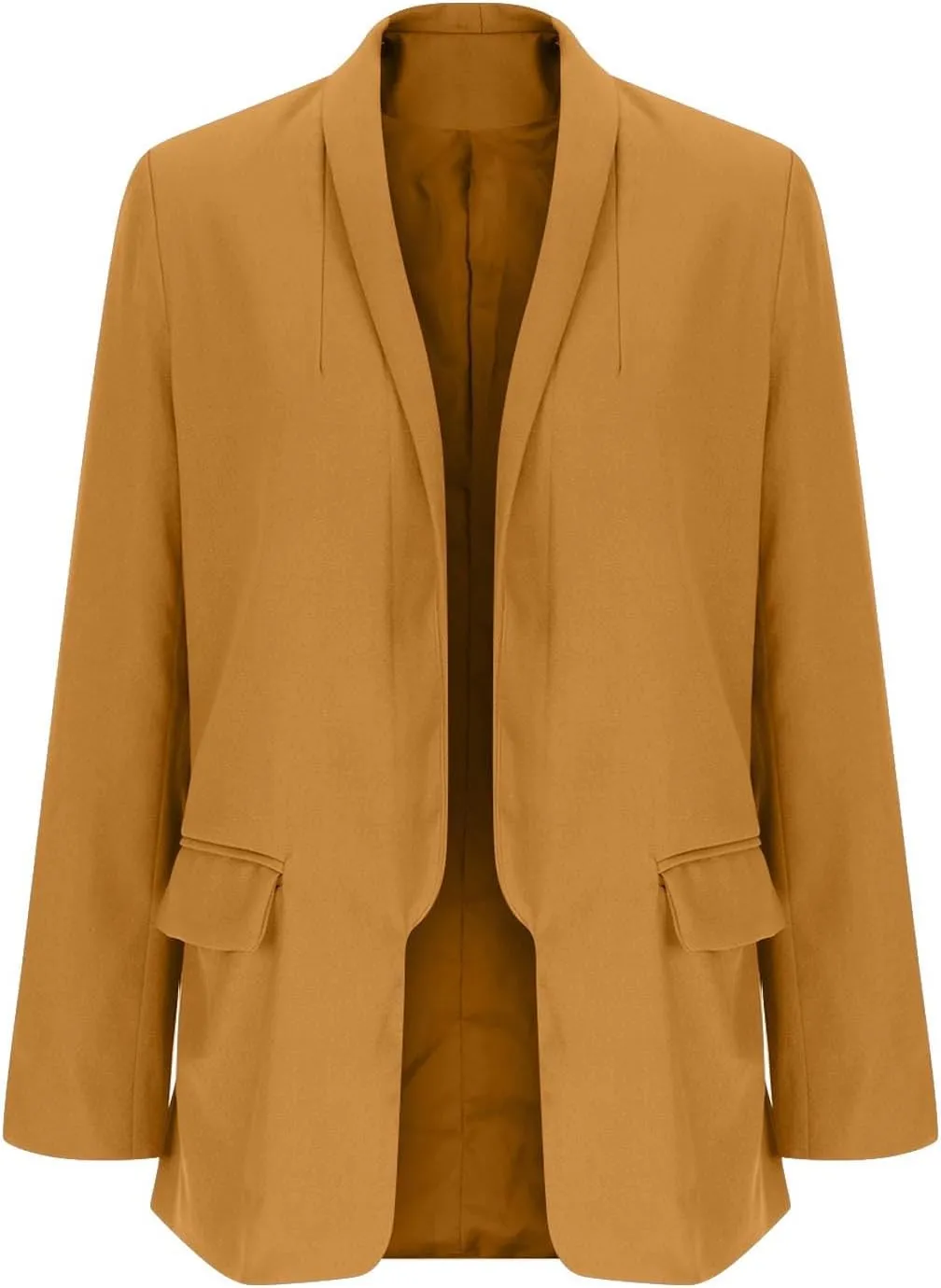 Womens Open Front Professiona Blazer Long Sleeve Lapel Suit Jackets Fall Premium Work Business Blazer with Pockets